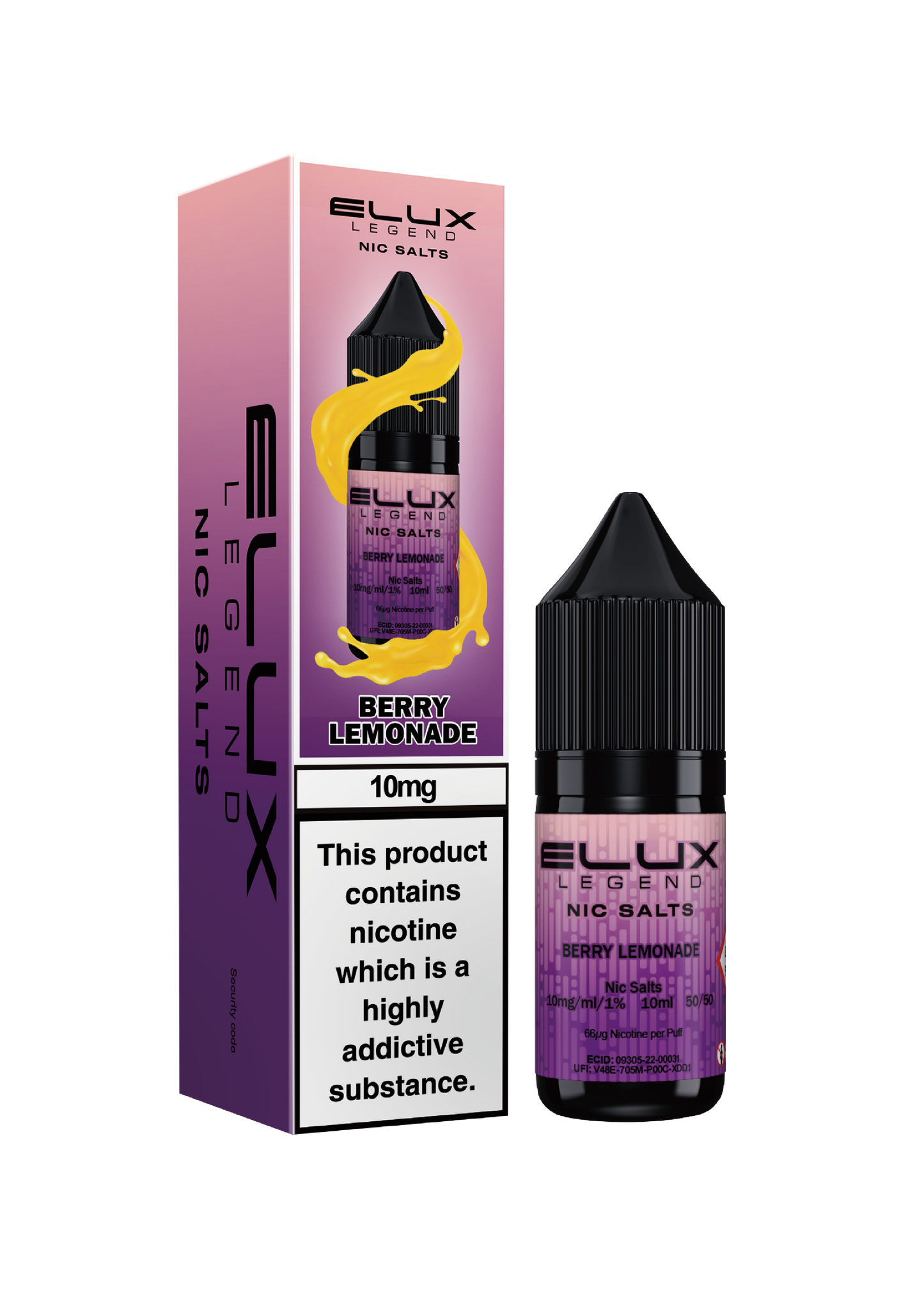 Elux Legend Nic Salts 10mg E-Liquid