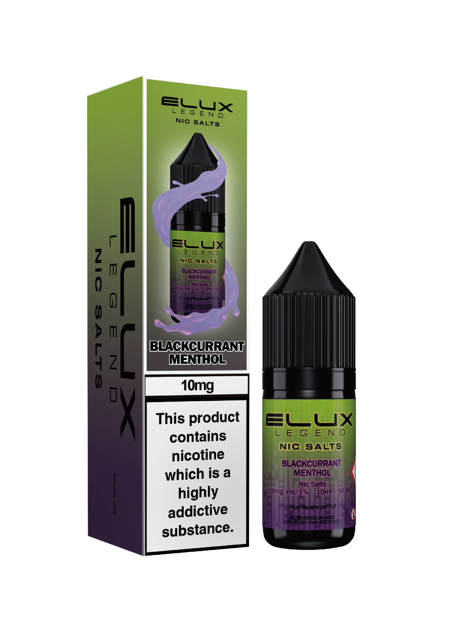 Elux Legend Nic Salts 10mg E-Liquid