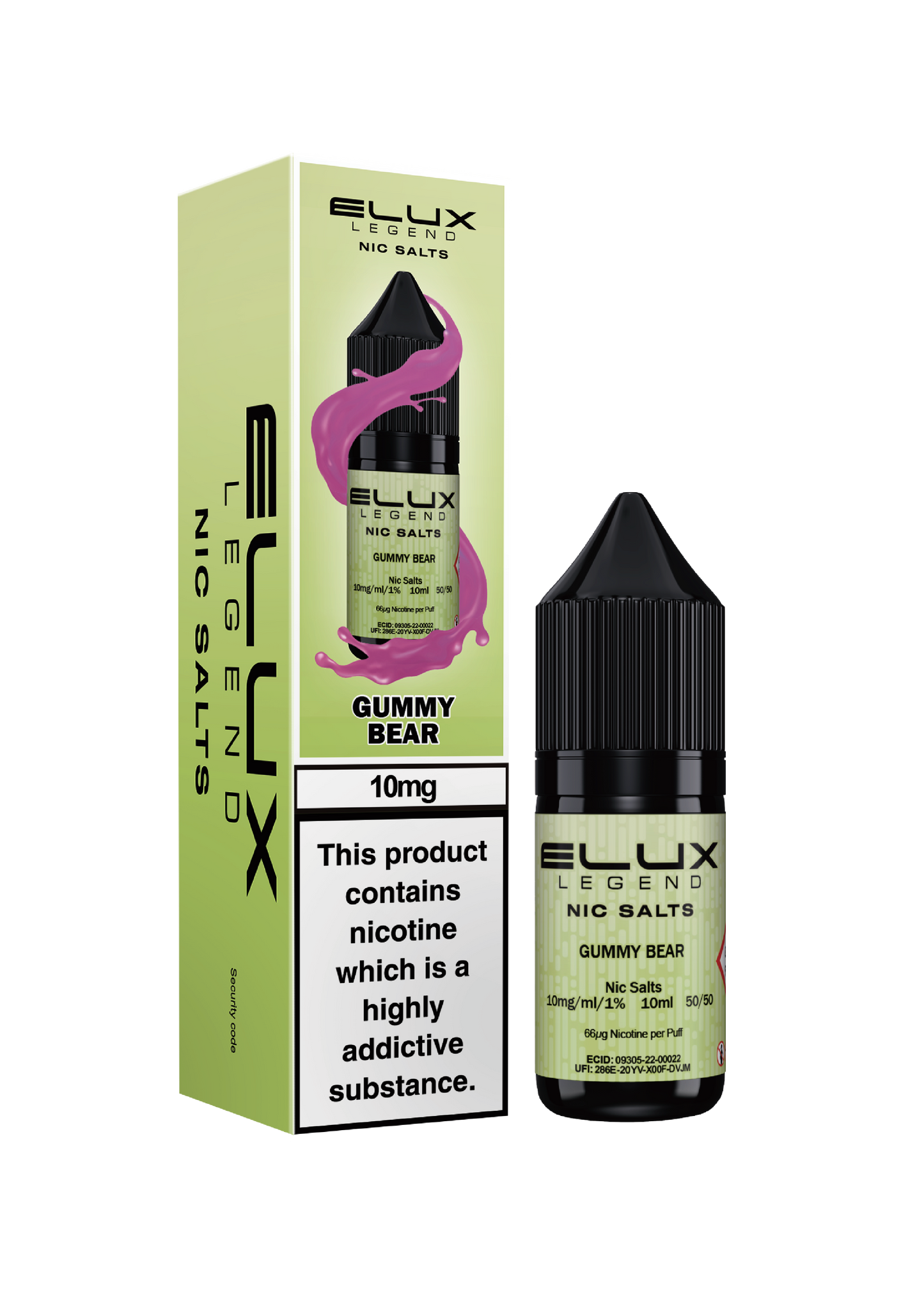 Elux Legend Nic Salts 10mg E-Liquid