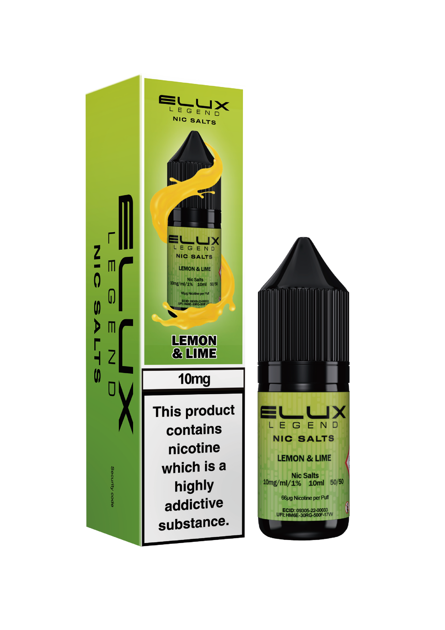 Elux Legend Nic Salts 10mg E-Liquid