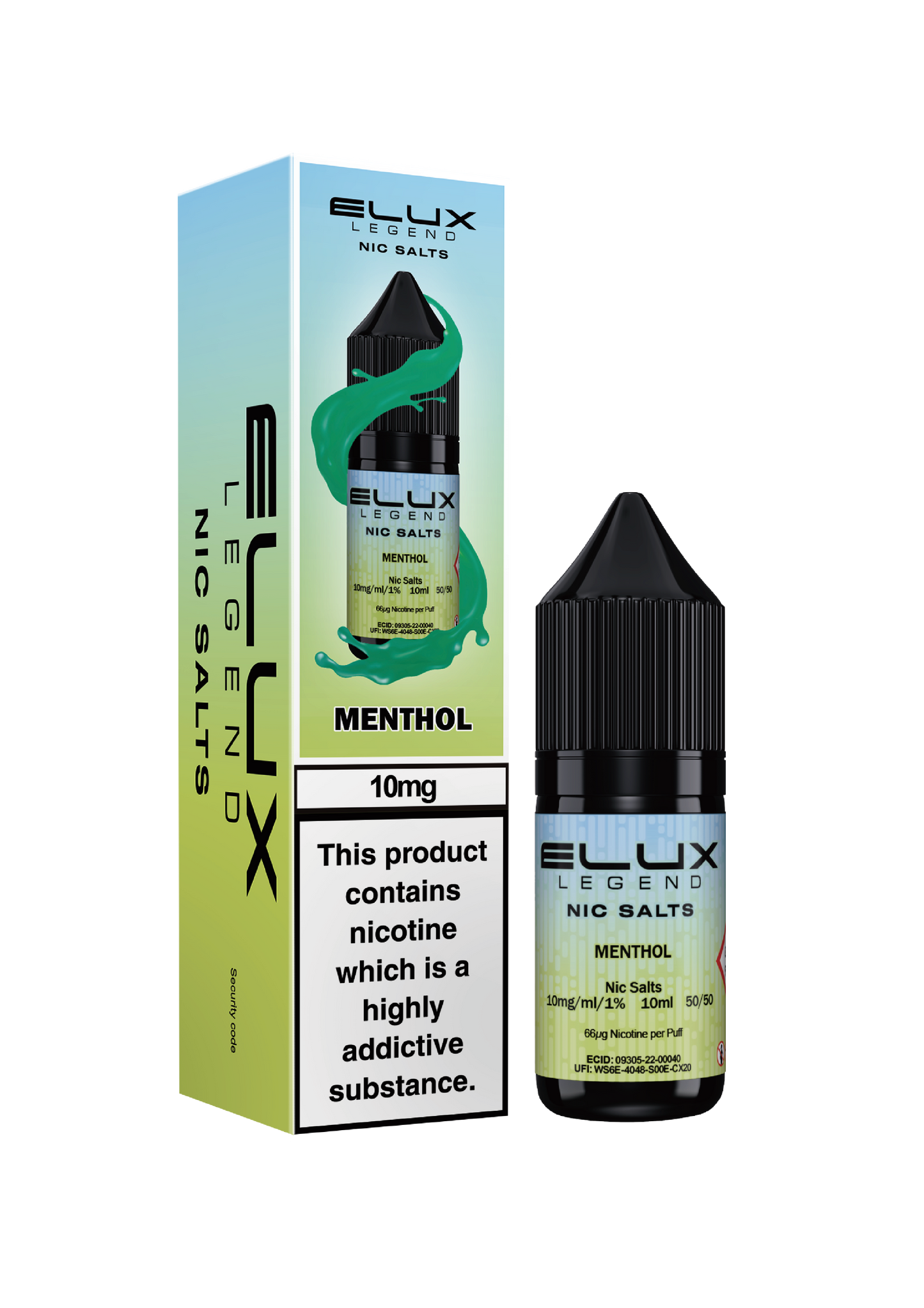 Elux Legend Nic Salts 10mg E-Liquid
