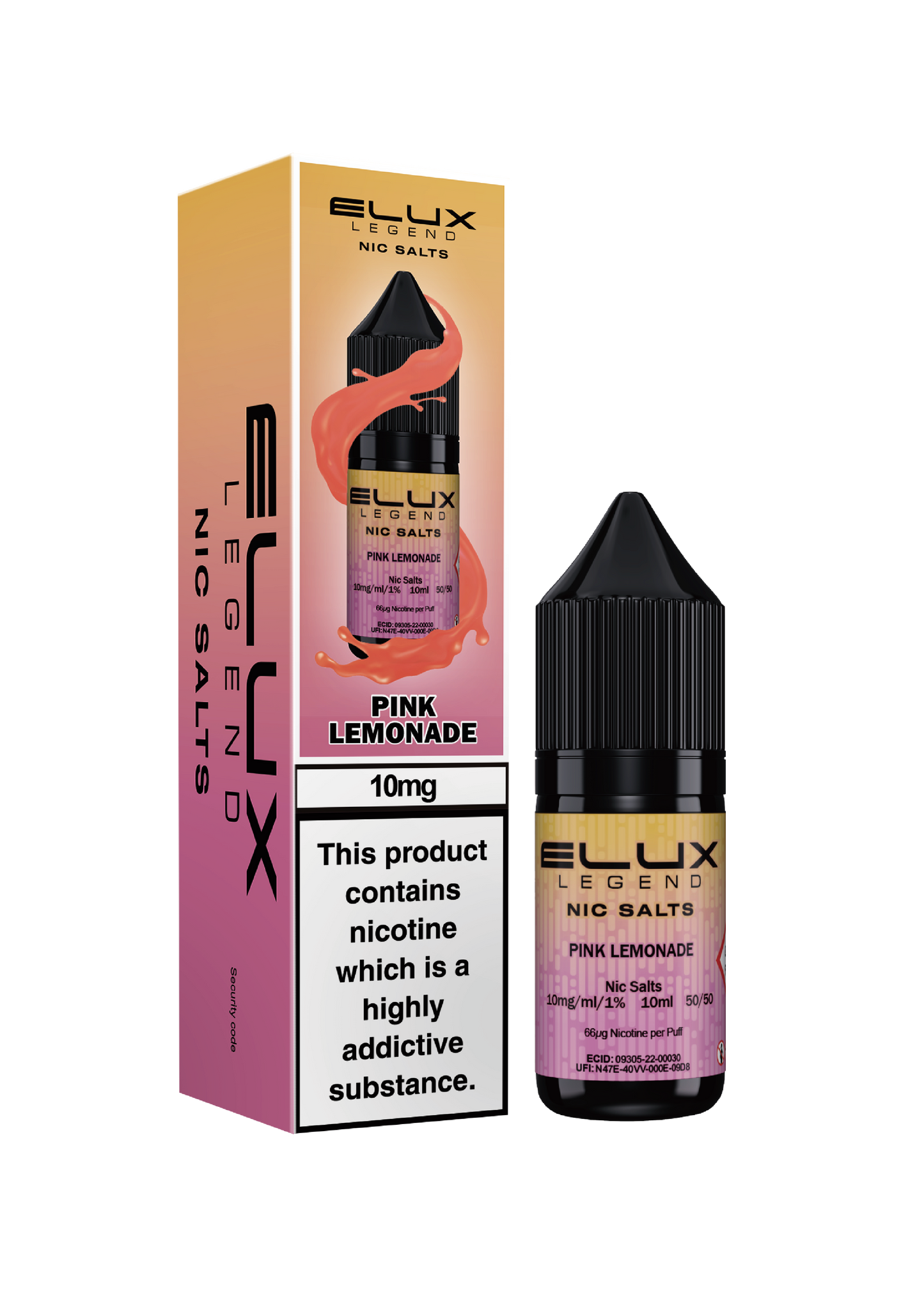 Elux Legend Nic Salts 10mg E-Liquid