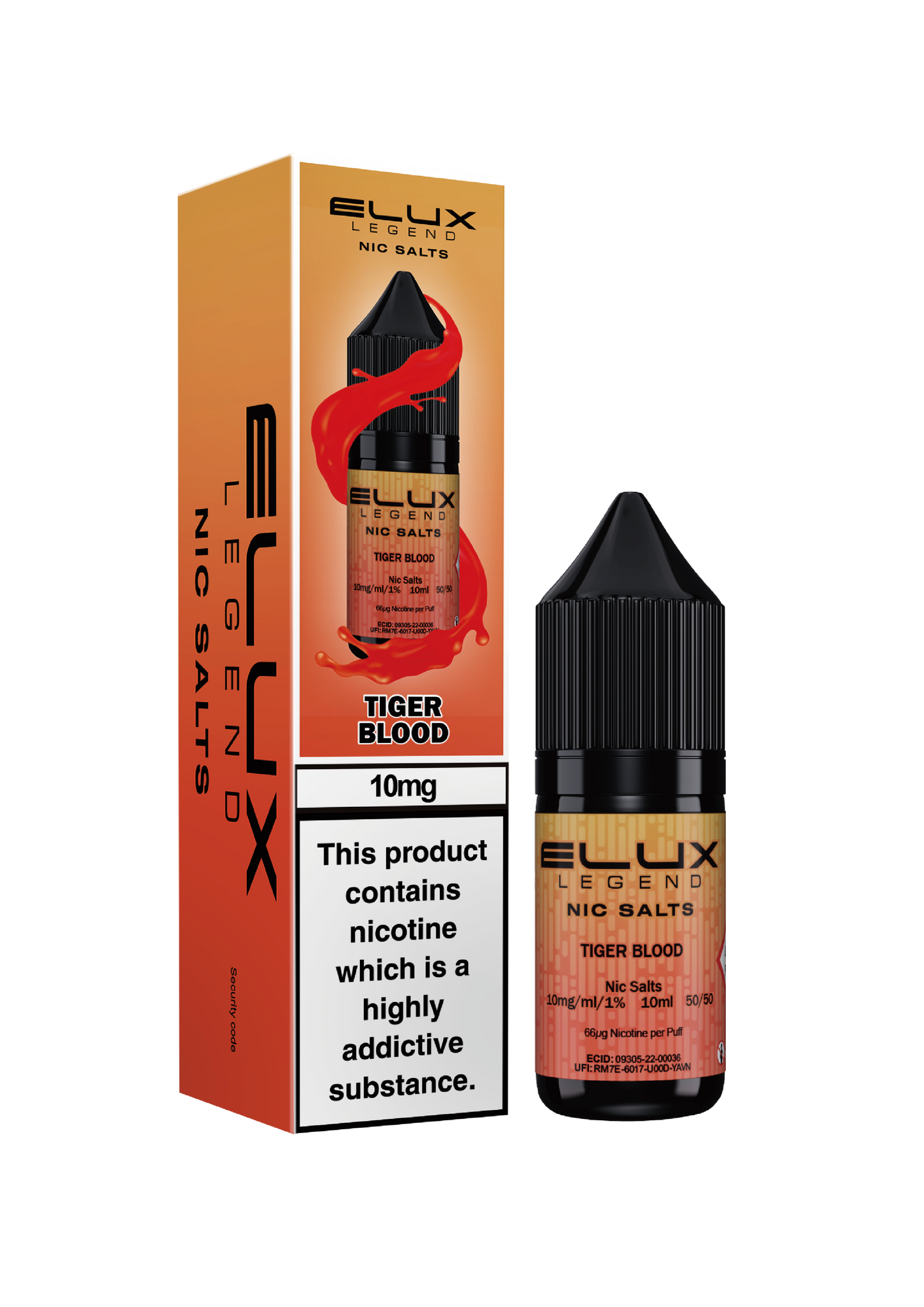 Elux Legend Nic Salts 10mg E-Liquid