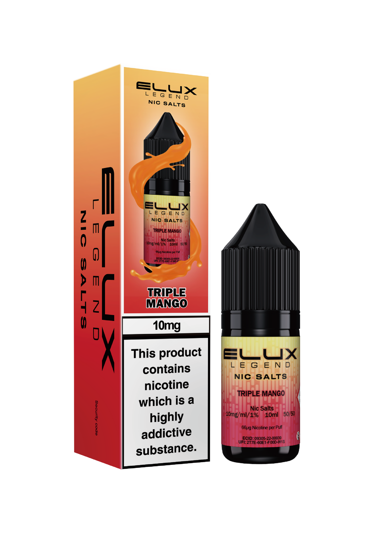 Elux Legend Nic Salts 10mg E-Liquid
